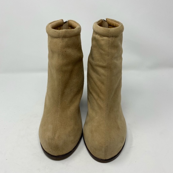 Jeffery Campbell Tan Rumble Sueded Ankle Booties 9 - Picture 2 of 11